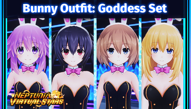 Neptunia Virtual Stars - Bunny Outfit: Goddess Set Steam capsule image
