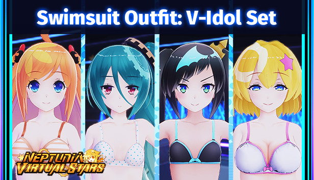 Neptunia Virtual Stars - Swimsuit Outfit: V-Idol Set Steam capsule image