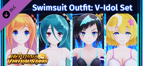 Neptunia Virtual Stars - Swimsuit Outfit: V-Idol Set header
