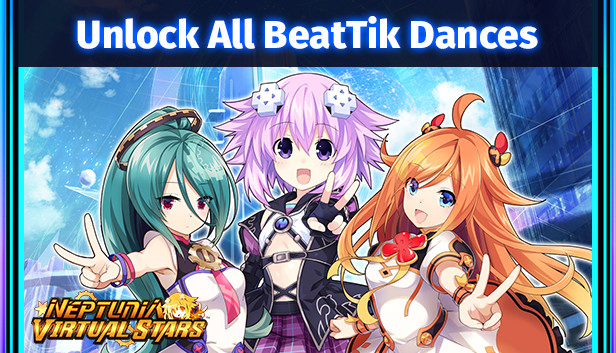 Neptunia Virtual Stars - Unlock All BeatTik Dances Steam capsule image