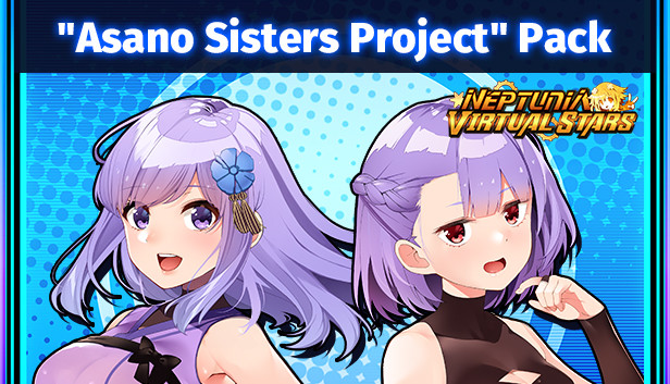 Neptunia Virtual Stars - Asano Sisters Project Pack Steam capsule image