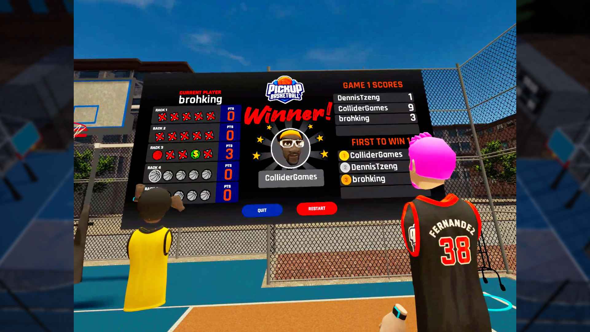 Pickup Basketball VR Free Download
