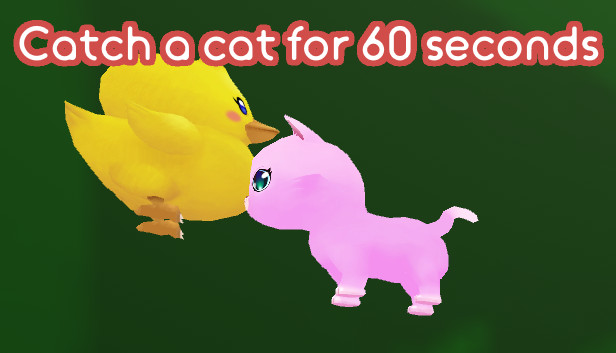 Catch a cat for 60 seconds Steam capsule image