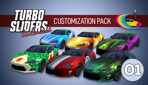 Turbo Sliders Unlimited - Customization Pack 01 Steam capsule image