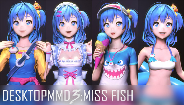 Desktopmmd3 Miss Fish On Steam