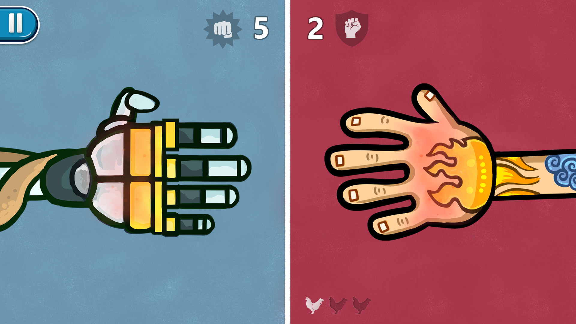 Red Hands - 2 Player Games