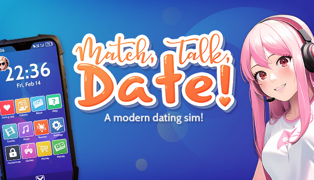 Match, Talk, Date! - A modern dating sim! Steam capsule image