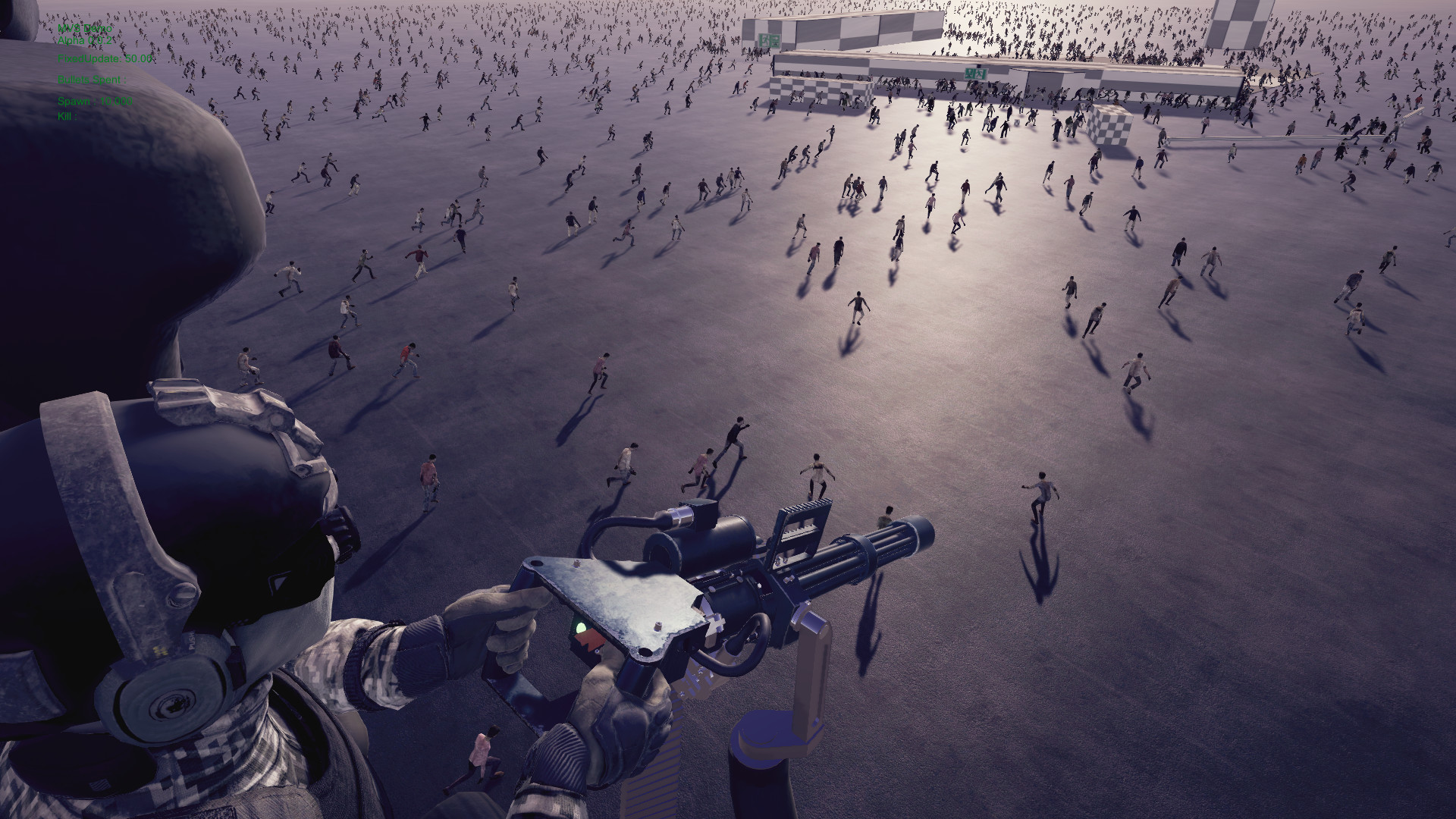 Minigun VS Swarms of the Zombie Apocalypse Simulator on Steam