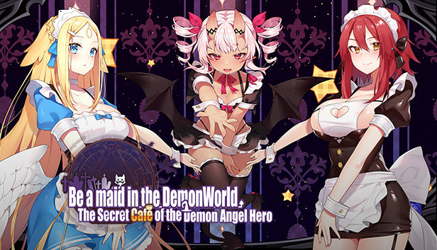 18+ Adult Only Content - ~Be a maid in the Demon World~ The Secret Café of the Demon Angel Hero. Steam capsule image