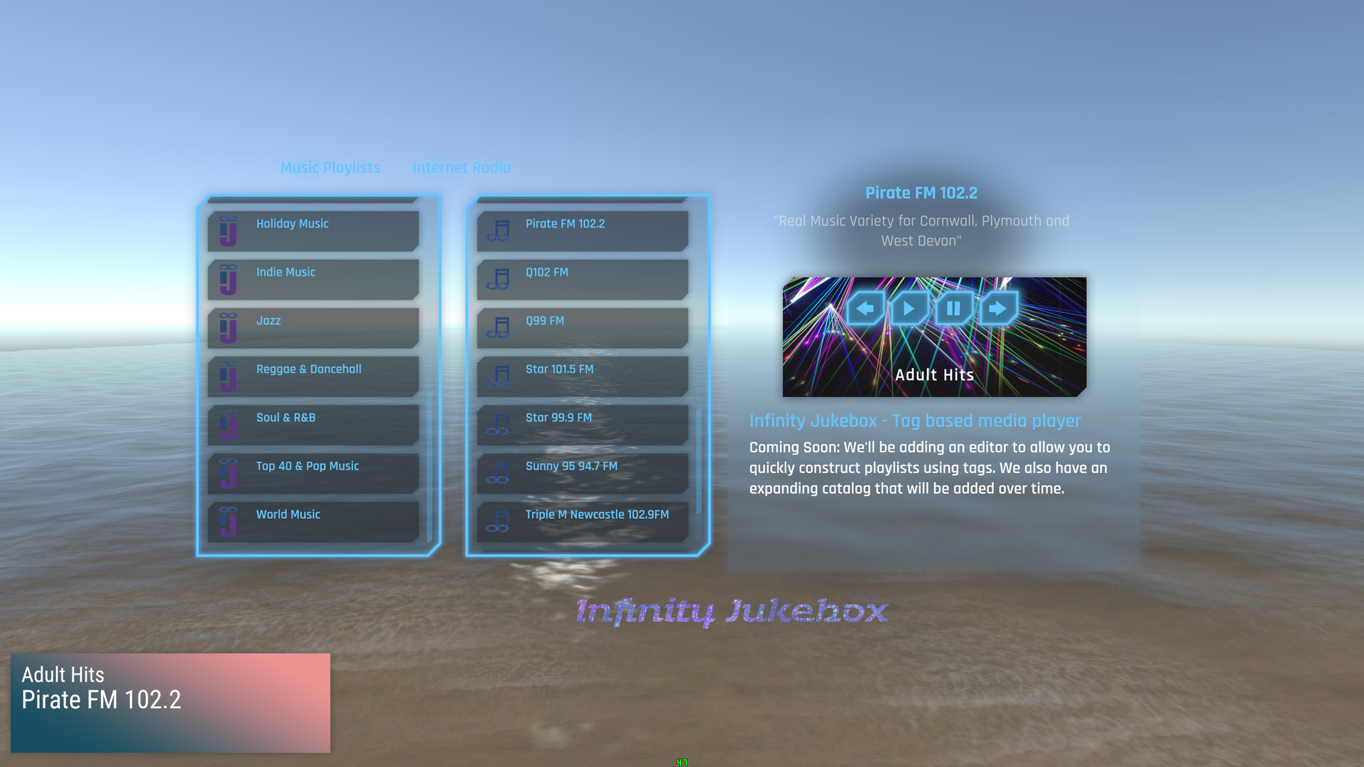 Ambient Channels: Infinity Jukebox - Internet Radio on Steam