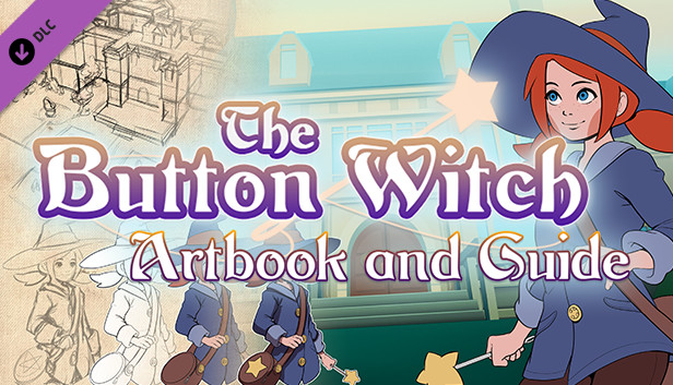 The Button Witch - Art and Guide Book Steam capsule image