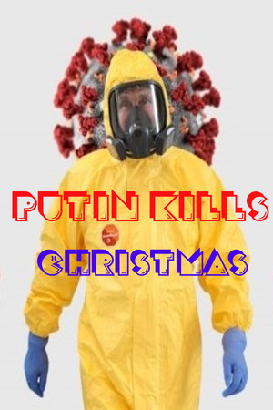 Putin kills: Christmas cover art