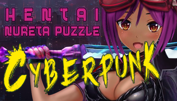 Hentai Nureta Puzzle Cyberpunk Steam capsule image