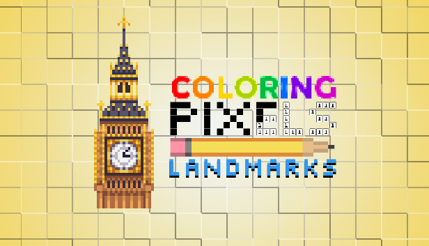 Coloring Pixels - Landmarks Pack Steam capsule image