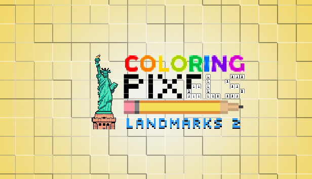 Coloring Pixels - Landmarks 2 Pack Steam capsule image