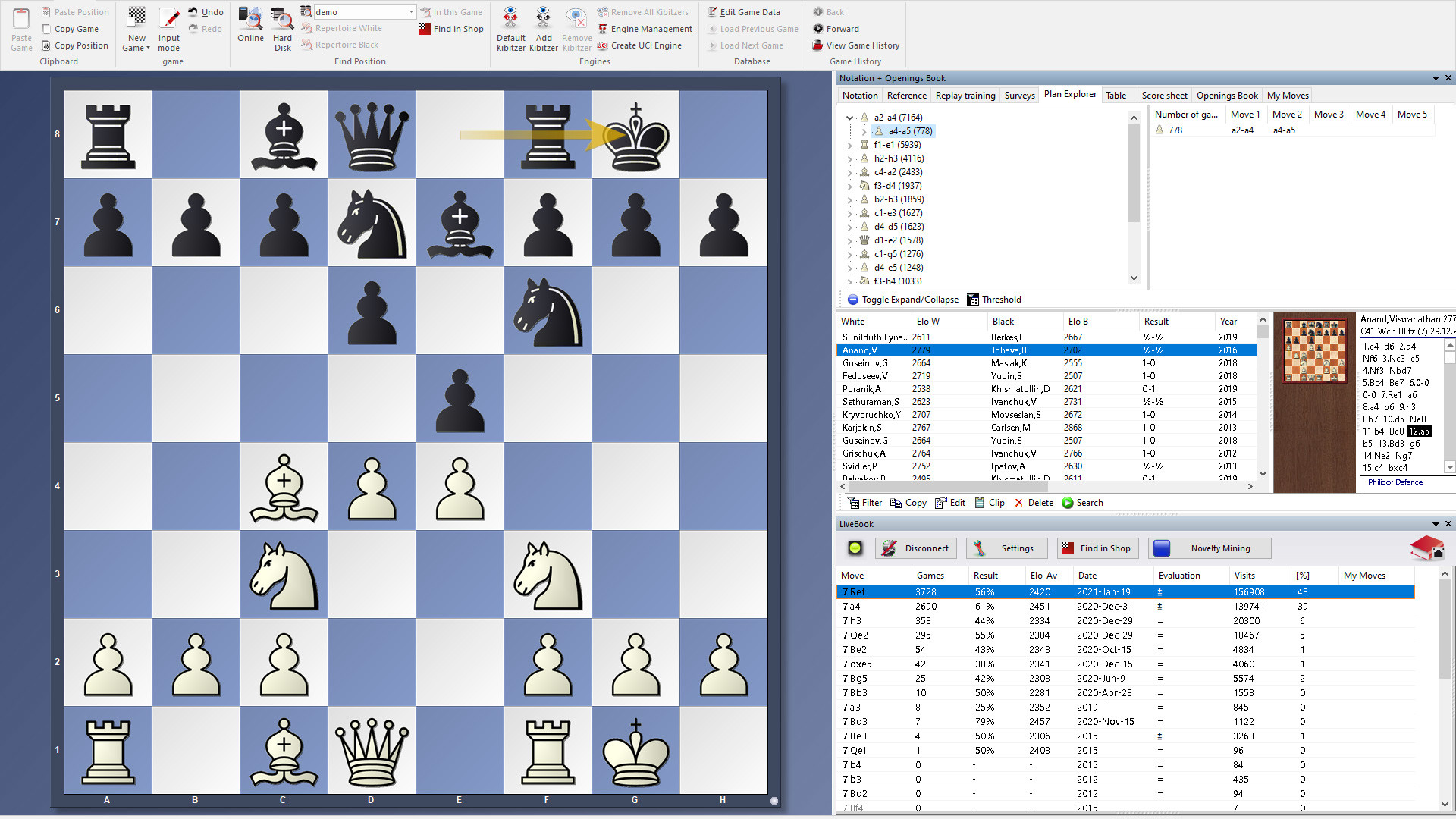 How to prepare against a player with ChessBase 16 (and no database!) 