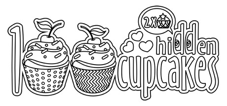 100 hidden cupcakes Cover Image