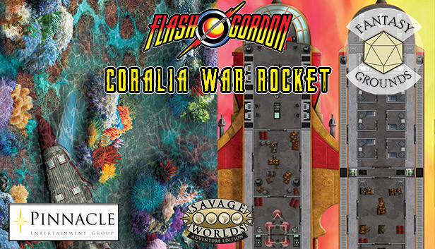 Fantasy Grounds - Flash Gordon Combat Map 2: Coralia + War Rocket Steam capsule image