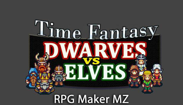 RPG Maker MZ - Time Fantasy Add-on: Dwarves Vs Elves Steam capsule image