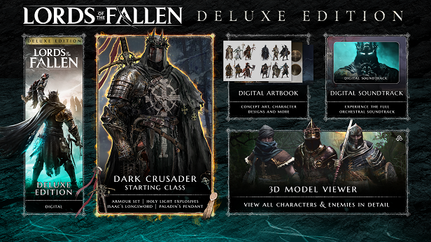 LORDS OF THE FALLEN on X: Burn a brighter light through the darkness with  EXCLUSIVE bronze, silver, & gold armour tincts. Only available with the  LORDS OF THE FALLEN Deluxe Edition. Pre-order