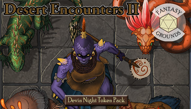 Fantasy Grounds - Devin Night Token Pack 150: Desert Encounters II Steam capsule image