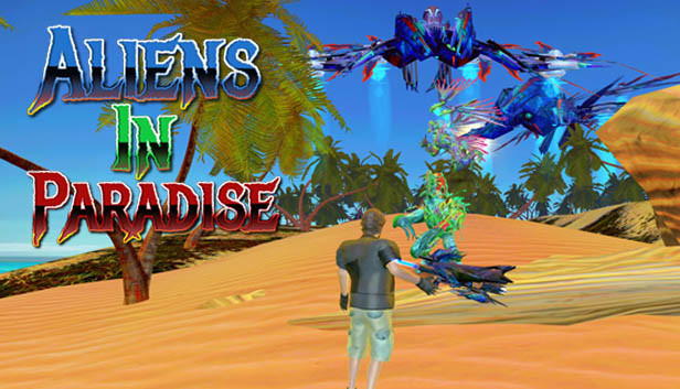 Aliens In Paradise Steam capsule image