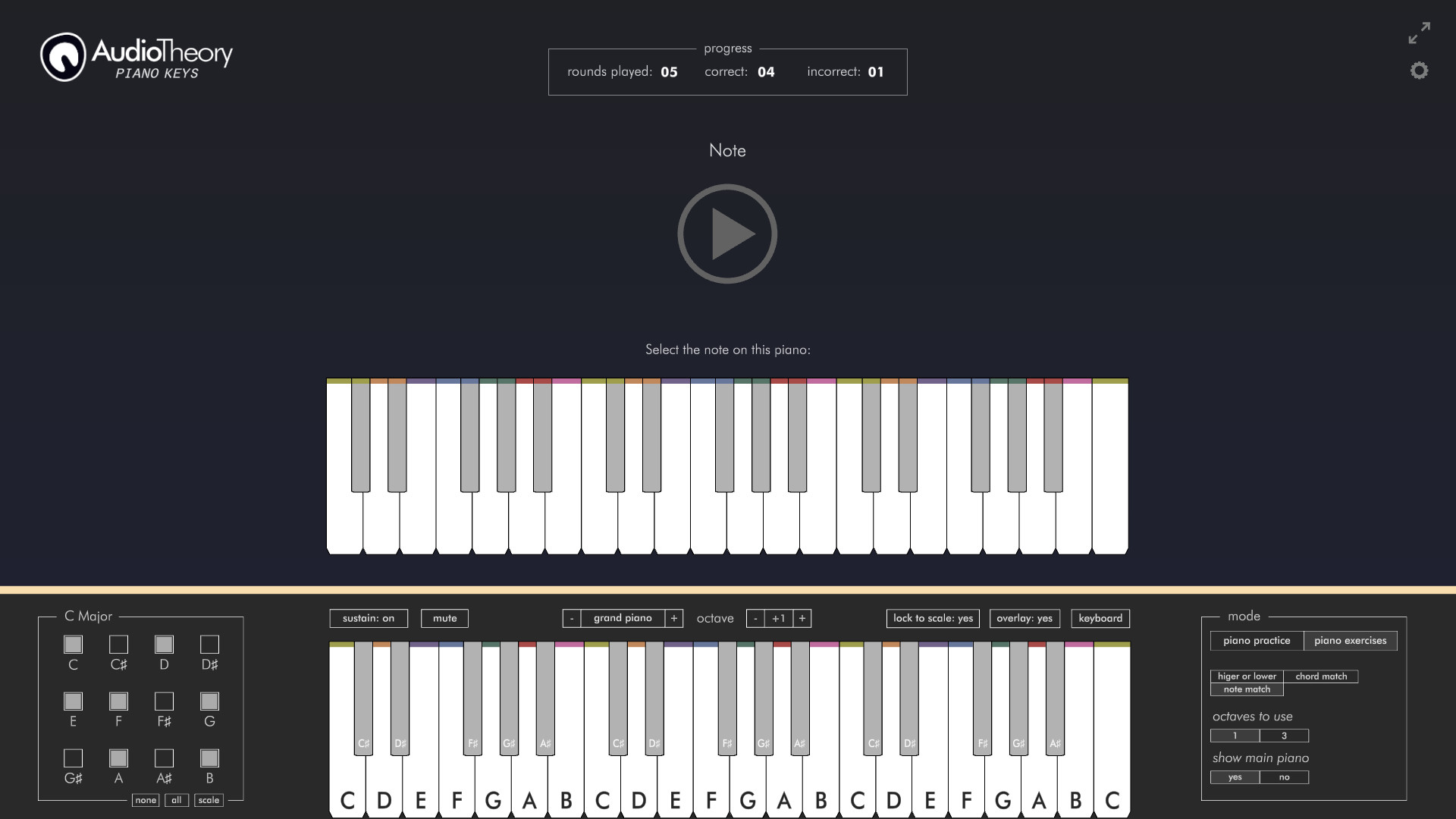 AudioTheory Piano Keys on Steam