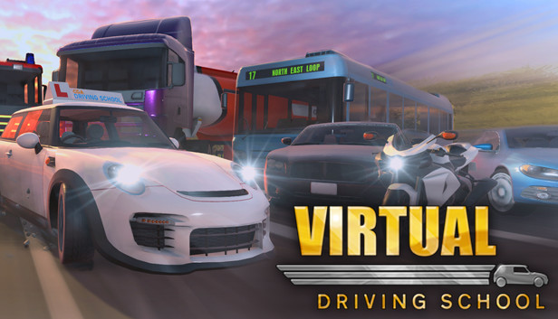 Virtual Driving School Steam capsule image