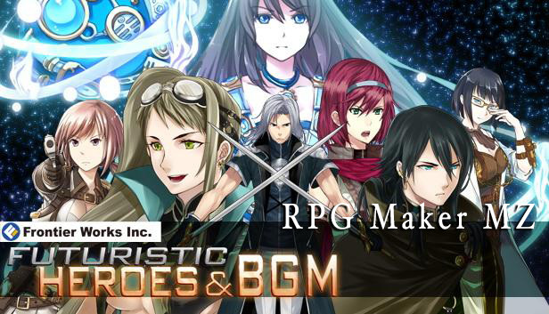 RPG Maker MZ - Frontier Works: Futuristic Heroes and BGM Steam capsule image
