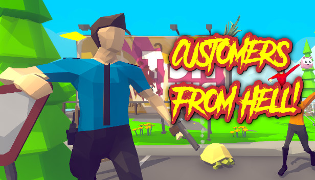 Customers From Hell - Game For Retail Workers (Zombie Survival Game) Steam capsule image