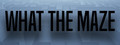 What The Maze