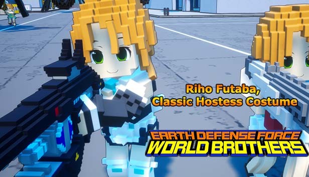 EARTH DEFENSE FORCE: WORLD BROTHERS - Additional Character: Riho Futaba, Classic Hostess Costume Steam capsule image