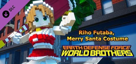 EARTH DEFENSE FORCE: WORLD BROTHERS - Additional Character: Riho Futaba, Merry Santa Costume header image