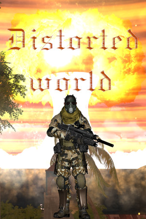 Distorted world cover art