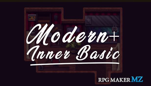 RPG Maker MZ - Modern + Inner Basic Tiles Steam capsule image