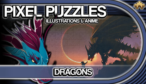 Pixel Puzzles Illustrations & Anime - Jigsaw Pack: Dragons Steam capsule image