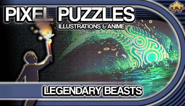 Pixel Puzzles Illustrations & Anime - Jigsaw Pack: Legendary Beasts Steam capsule image