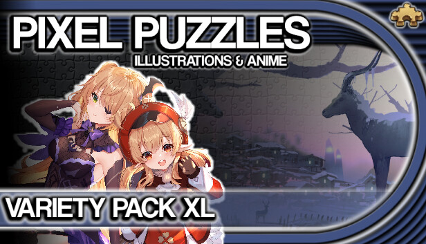 Pixel Puzzles Illustrations & Anime - Jigsaw Pack: Variety Pack XL Steam capsule image