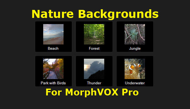 MorphVOX Pro - Nature Backgrounds Steam capsule image
