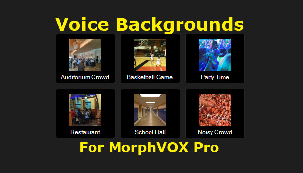 MorphVOX Pro - Voice Backgrounds Steam capsule image