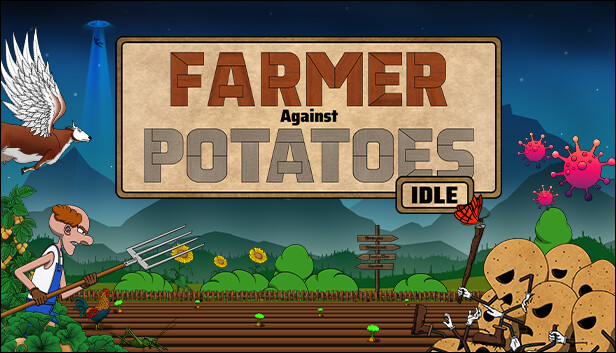 Farmer Against Potatoes Idle a Steamen