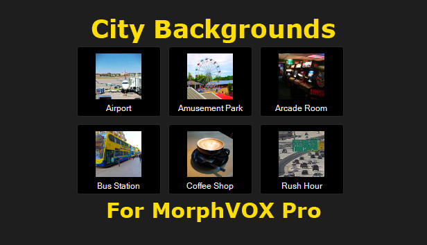 MorphVOX Pro - City Backgrounds Steam capsule image