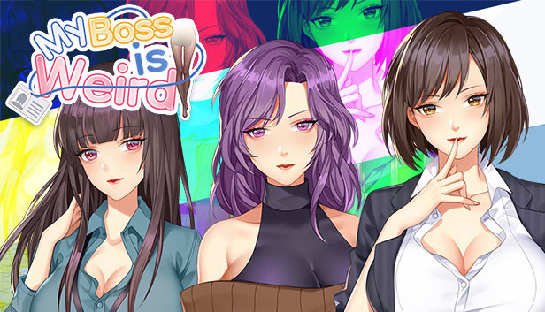 My boss is weird - Character illustration Steam capsule image