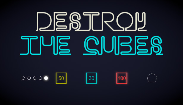 Destroy The Cubes Steam capsule image