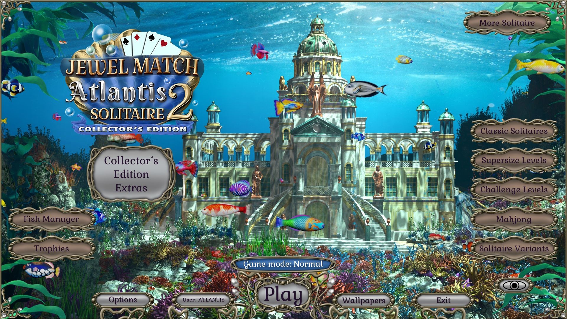 What's On Steam - Jewel Match Atlantis Solitaire 2 - Collector's Edition