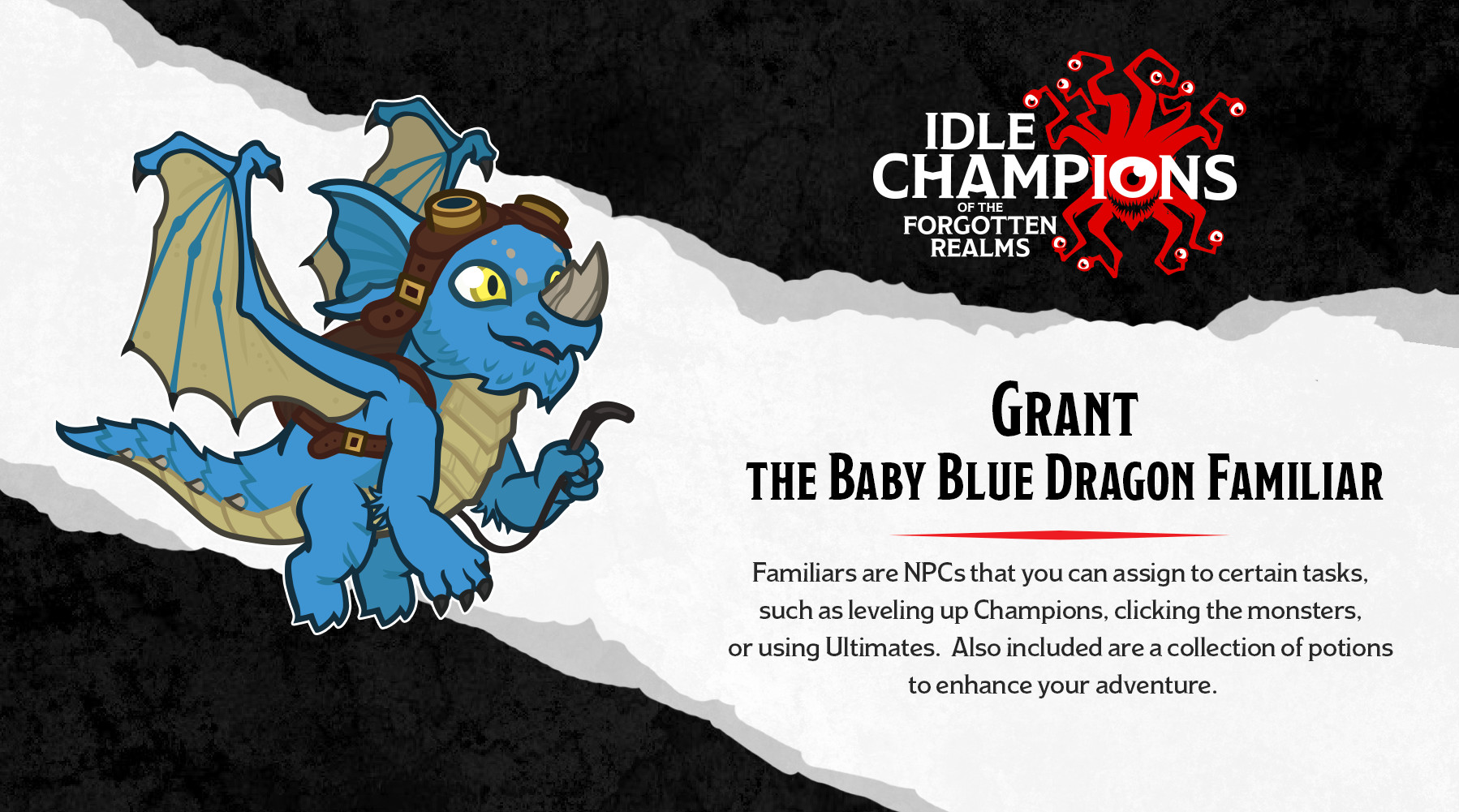 Idle Champions - Grant the Baby Blue Dragon Familiar Pack on Steam