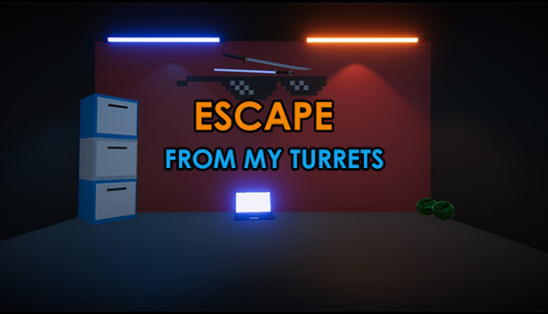 Escape From My Turrets Steam capsule image