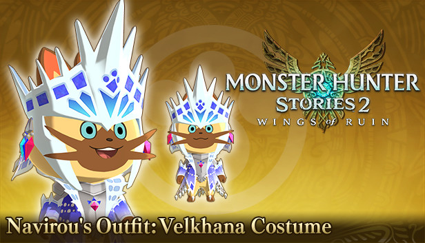 Monster Hunter Stories 2: Wings of Ruin - Navirou's Outfit: Velkhana Costume Steam capsule image