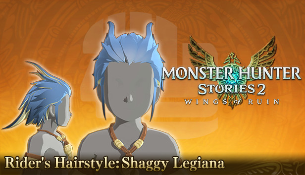 Monster Hunter Stories 2: Wings of Ruin - Rider's Hairstyle: Shaggy Legiana Steam capsule image