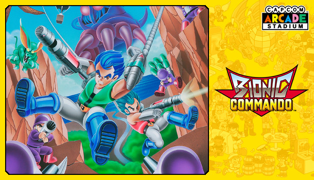 Capcom Arcade Stadium:BIONIC COMMANDO Steam capsule image